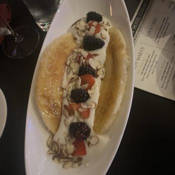 Feinstein's at Hotel Carmichael - Banana split parfait - Cabaret Near Me - Carmel, Indiana Feinstein's at Hotel Carmichael - Banana split parfait - Cabaret Near Me - Carmel, Indiana