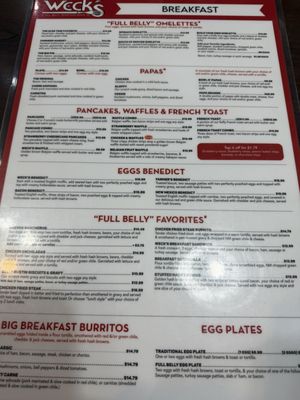 Menu photo 1 Weck's Rio Rancho, NM