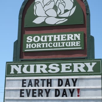 Southern Horticulture - a sign for a nursery earth day every day - Nurseries & Gardening Near Me - Saint Augustine, Florida