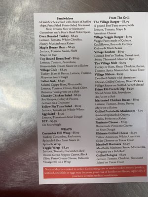 Menu photo 4 The Village Market Emerald Isle, NC