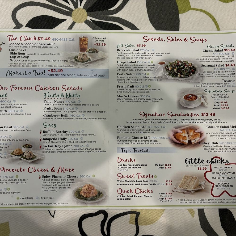 Chicken Salad Chick - Menu - Sandwiches Near Me - Fairfax, Virginia Chicken Salad Chick - Menu - Sandwiches Near Me - Fairfax, Virginia