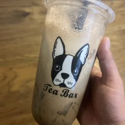 Taro Smoothie Special with coffee & lychee jelly