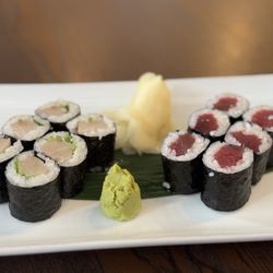 Sakae Sushi - Yellowtail & Tuna Rolls