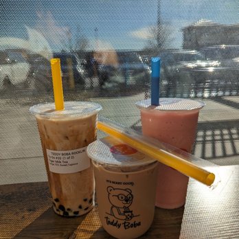 Tea Street - tiger milk tea, house milk tea, strawberry yogurt smoothie - Bubble Tea Near Me - Rocklin, California Tea Street - tiger milk tea, house milk tea, strawberry yogurt smoothie - Bubble Tea Near Me - Rocklin, California