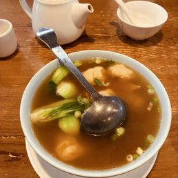 Hong Kong style wonton soup.