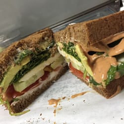Our fresh tasty sandwiches; with chipotle sauce! #ditchthemeat