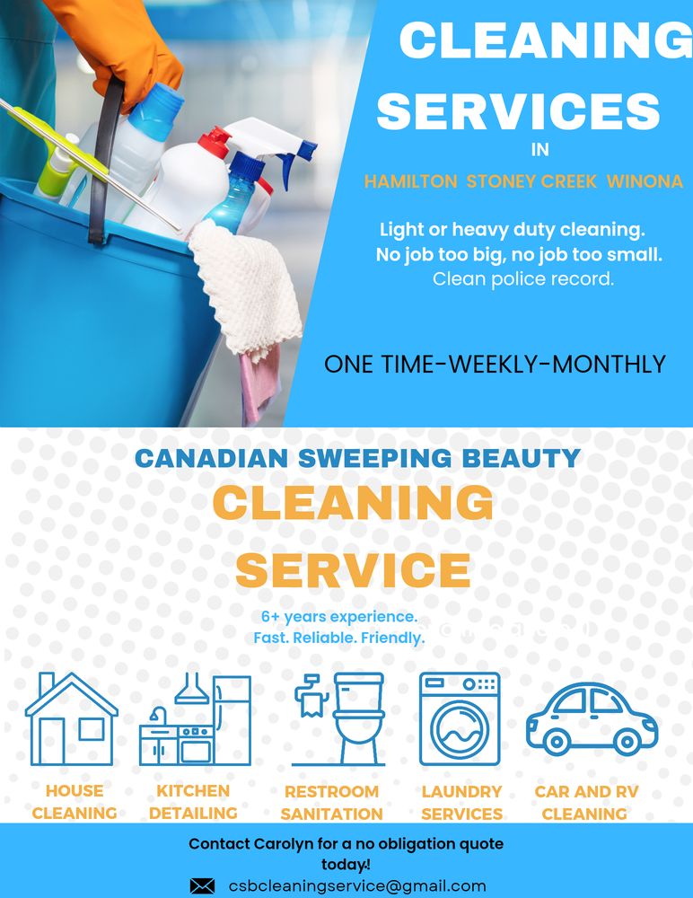 CANADIAN SWEEPING BEAUTY CLEANING SERVICES Updated August 2024