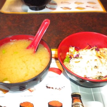 Ami - Miso Soup and Salad - Japanese Near Me - Bloomington, Indiana