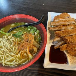 Curry Pork Katsu Ramen Curry Pork Katsu Ramen