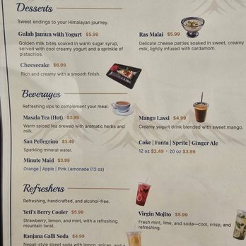 Yeti's Kitchen - Menu July 2026 - Himalayan/Nepalese Near Me - North Attleborough, Massachusetts Yeti's Kitchen - Menu July 2026 - Himalayan/Nepalese Near Me - North Attleborough, Massachusetts
