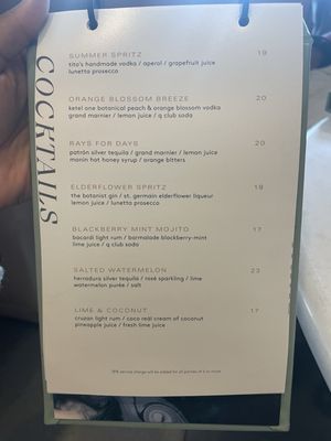 Menu photo 1 Lifted Restaurant Boston, MA