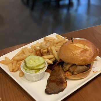 Tommy's Tavern + Tap - Smokey BBQ Brisket Sandwich (~$19) - New American Near Me - Morris Plains, New Jersey Tommy's Tavern + Tap - Smokey BBQ Brisket Sandwich (~$19) - New American Near Me - Morris Plains, New Jersey