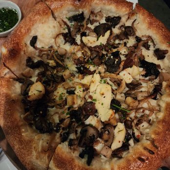 Coletta - Wild Mushroom Truffle Seared wild mushrooms, truffle oil, caramelized cipollini onions, lemon "ricotta," fresh rosemary, crema, red chili - Vegan Near Me - New York, New York Coletta - Wild Mushroom Truffle Seared wild mushrooms, truffle oil, caramelized cipollini onions, lemon "ricotta," fresh rosemary, crema, red chili - Vegan Near Me - New York, New York