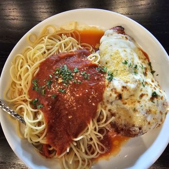 Stone Tavern - Chicken Parmesan with spaghetti - Italian Near Me - Bridgewater, New Jersey Stone Tavern - Chicken Parmesan with spaghetti - Italian Near Me - Bridgewater, New Jersey