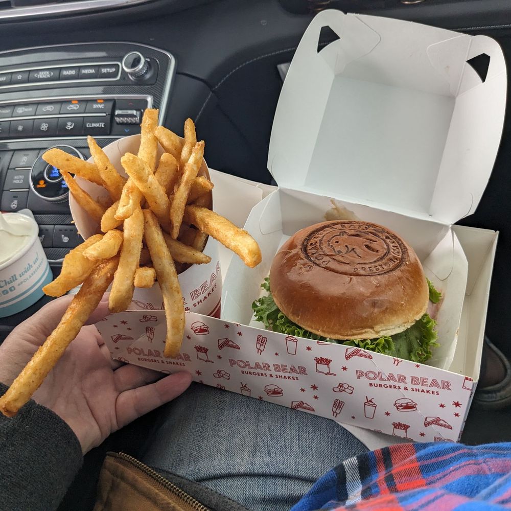 Polar Bear - Fries and chicken sandwich - Burgers Near Me - Preston, Idaho Polar Bear - Fries and chicken sandwich - Burgers Near Me - Preston, Idaho