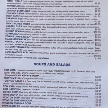 Bangkok Cafe - 6.27.26 menu - Thai Near Me - Foxboro, Massachusetts