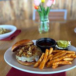 Alice's - Our French Onion Burger from our 2025 Spring Menu