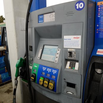 Meijer Express Gas Station - push buttons by the screen are getting a bit worn out and could use some maintenance - Gas Stations Near Me - Camby, Indiana