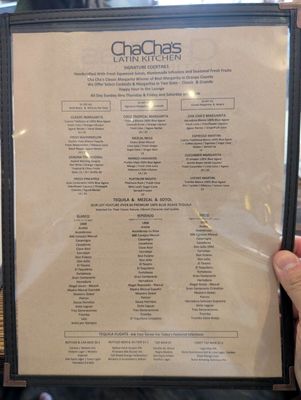 Menu photo 4 Cha Cha's Latin Kitchen Irvine, CA