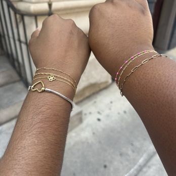 Elle’s Everlasting Permanent Jewelry - The two bracelets at the top of our wrist are the perm bracelets! - Jewelry Near Me - Savannah, Georgia Elle’s Everlasting Permanent Jewelry - The two bracelets at the top of our wrist are the perm bracelets! - Jewelry Near Me - Savannah, Georgia