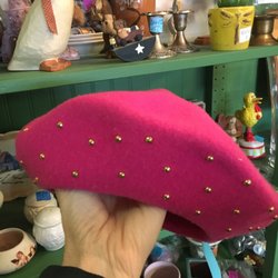 The Cottage House Fine Consignments - I found a raspberry beret.