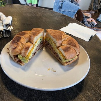 The Burrow Cafe - Croissant Sandwich - Creperies Near Me - Albuquerque, New Mexico