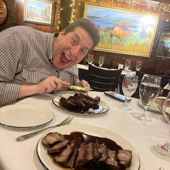 Le Rivage - Getting ready to enjoy my half of the cote de boeuf - French Near Me - New York, New York Le Rivage - Getting ready to enjoy my half of the cote de boeuf - French Near Me - New York, New York