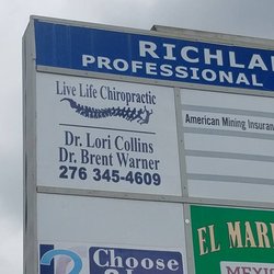 Live Life Chiropractic - New Sign