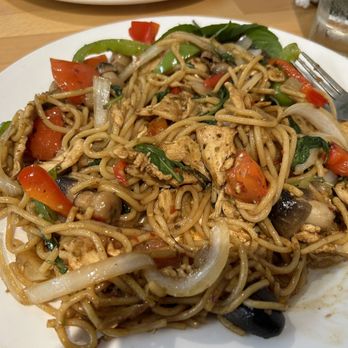Grandma's Thai Kitchen - Spicy chicken noodles. Huge portion, came out fresh, hot and extremely delicious! - Thai Near Me - Studio City, California Grandma's Thai Kitchen - Spicy chicken noodles. Huge portion, came out fresh, hot and extremely delicious! - Thai Near Me - Studio City, California