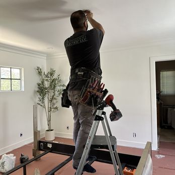 First Electric - Michael working on removing old wire box - La Mirada, CA