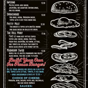 Ice House - Menu - Sports Bars Near Me - Omaha, Nebraska