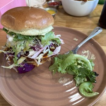 Basil & Bunny - Nashville Chicky Sandwich - Comfort Food Near Me - Bristol, Rhode Island