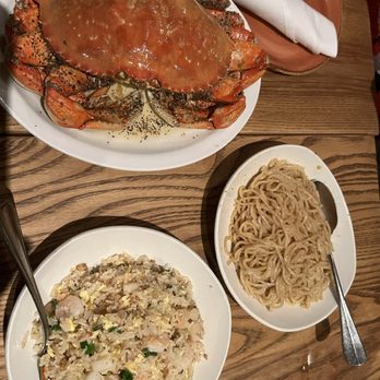 Thanh Long - This is the roast crab, garlic noodles, and garlic fried rice combo. - Seafood Near Me - San Francisco, California Thanh Long - This is the roast crab, garlic noodles, and garlic fried rice combo. - Seafood Near Me - San Francisco, California