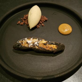 Jont - ANNOU IMO - KAGOSHIMA grilled mousse - vanilla ice cream - sweet potato caramel - New American Near Me - Washington, DC, District of Columbia