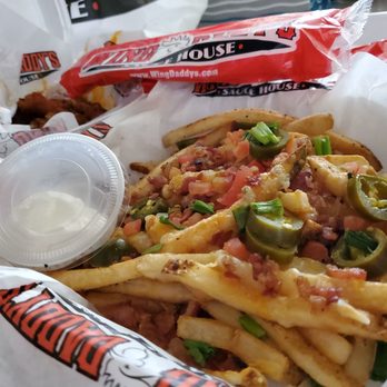 Wing Daddy's Sauce House - Funky Fries & the TANGASAURUS , BLASPHEMOUS BACON BONELESS BITES!! - Sports Bars Near Me - El Paso, Texas Wing Daddy's Sauce House - Funky Fries & the TANGASAURUS , BLASPHEMOUS BACON BONELESS BITES!! - Sports Bars Near Me - El Paso, Texas