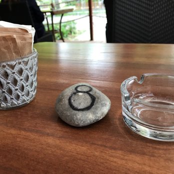 Cafe Oliver - Oznacění stolu originálni - Coffee & Tea Near Me - Poděbrady, ST