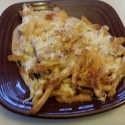 Cheesy crab fries are the best! Cheesy crab fries are the best!