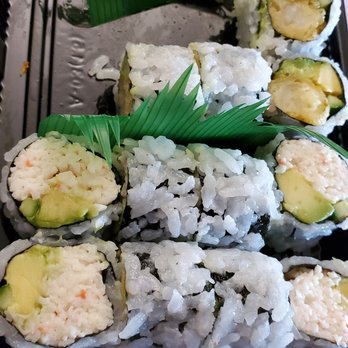 Blue Fin Sushi Roll - sushi roll with cucumber and avocado - Sushi Bars Near Me - South Pasadena, California