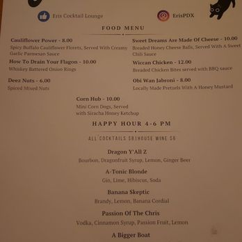 Eris Cocktail Lounge - Cocktail Bars Near Me - Portland, Oregon Eris Cocktail Lounge - Cocktail Bars Near Me - Portland, Oregon