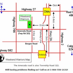 Weekend Warriors Paintball - Directions to our arena