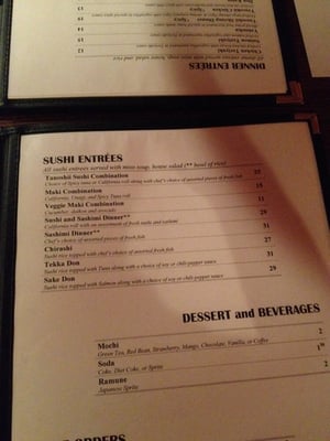Menu photo 5 Tanoshi Chicago, IL