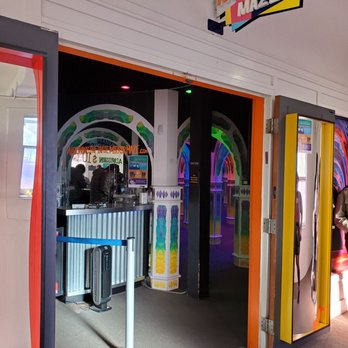 Magowan's Infinite Mirror Maze - Entrance on the right, Exit in the left - Arts & Entertainment Near Me - San Francisco, California Magowan's Infinite Mirror Maze - Entrance on the right, Exit in the left - Arts & Entertainment Near Me - San Francisco, California