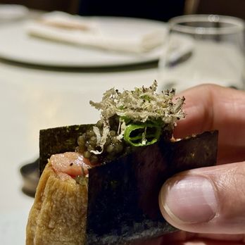 Kawa Omakase - Inari Truffle Toro Caviar handroll - Sushi Bars Near Me - Dallas, Texas Kawa Omakase - Inari Truffle Toro Caviar handroll - Sushi Bars Near Me - Dallas, Texas