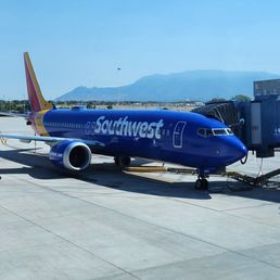 Southwest plane loading for departure Southwest plane loading for departure