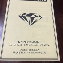 The Diamond - Menu 4/2024