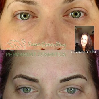 Swan Consulting Permanent Cosmetics - Before and after front view - Permanent Makeup Near Me - Glen Burnie, Maryland