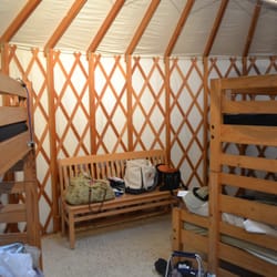 Kentuck Campground - 2nd room, one full, with single bunk, and second set of single bunk beds.