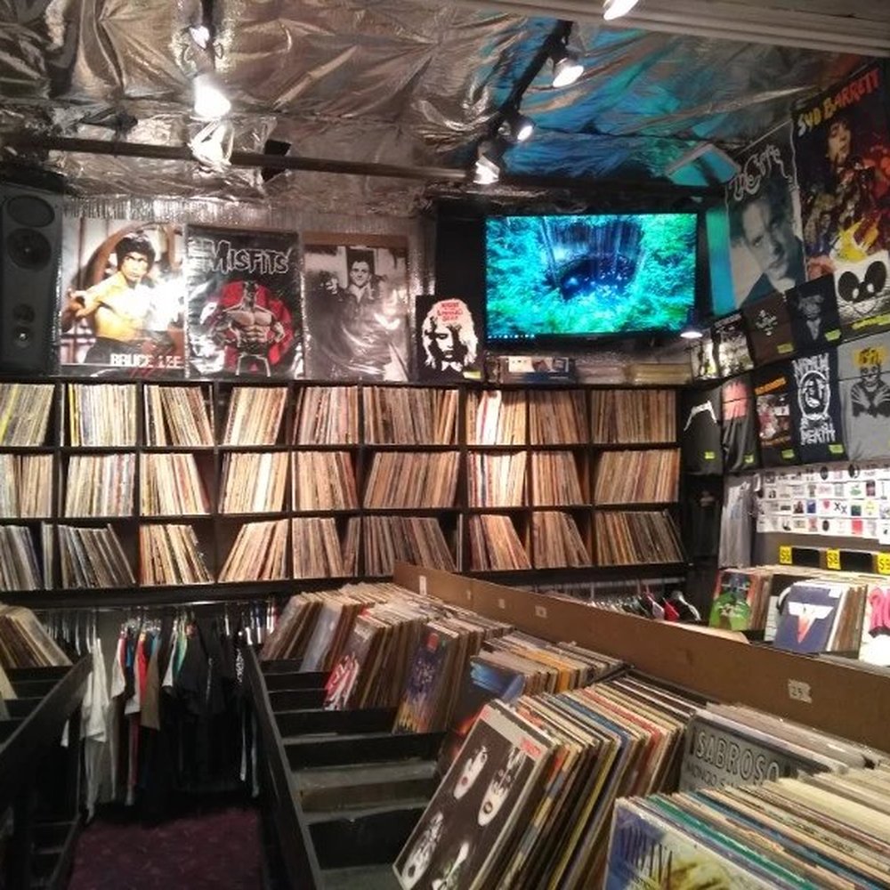 Rat Hole - Interior. Back wall filled with $1 records! - Vinyl Records Near Me - Riverside, California Rat Hole - Interior. Back wall filled with $1 records! - Vinyl Records Near Me - Riverside, California