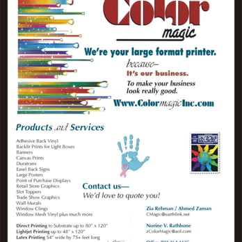 Color Magic Inc - About Our Services and Products - Printing Services Near Me - Las Vegas, Nevada Color Magic Inc - About Our Services and Products - Printing Services Near Me - Las Vegas, Nevada
