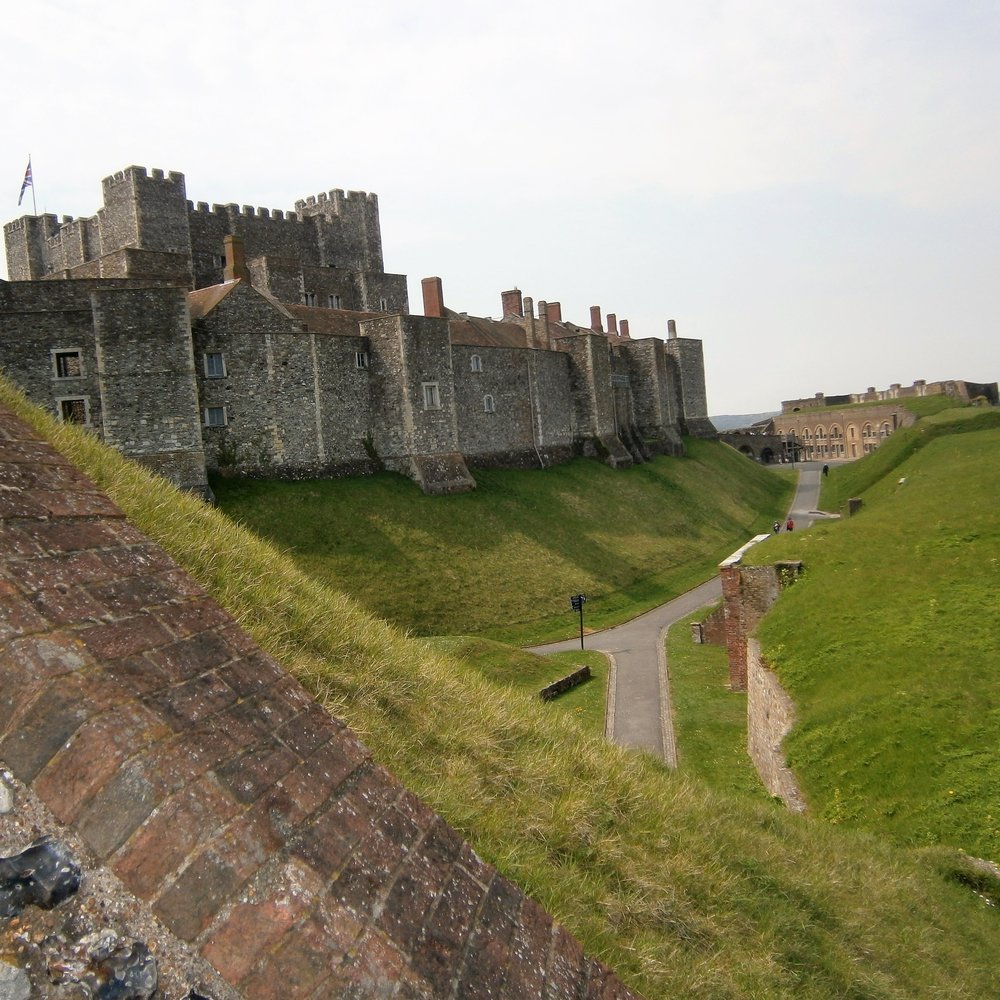 Dover Castle - Dover Castle, Back side of main castle - Castles Near Me - Dover, KEN Dover Castle - Dover Castle, Back side of main castle - Castles Near Me - Dover, KEN
